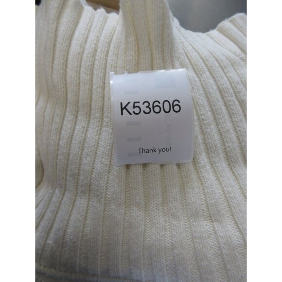 LL Bean Sweater Large Merino Wool Turtleneck Pullover Cable Knit - Picture 10 of 10